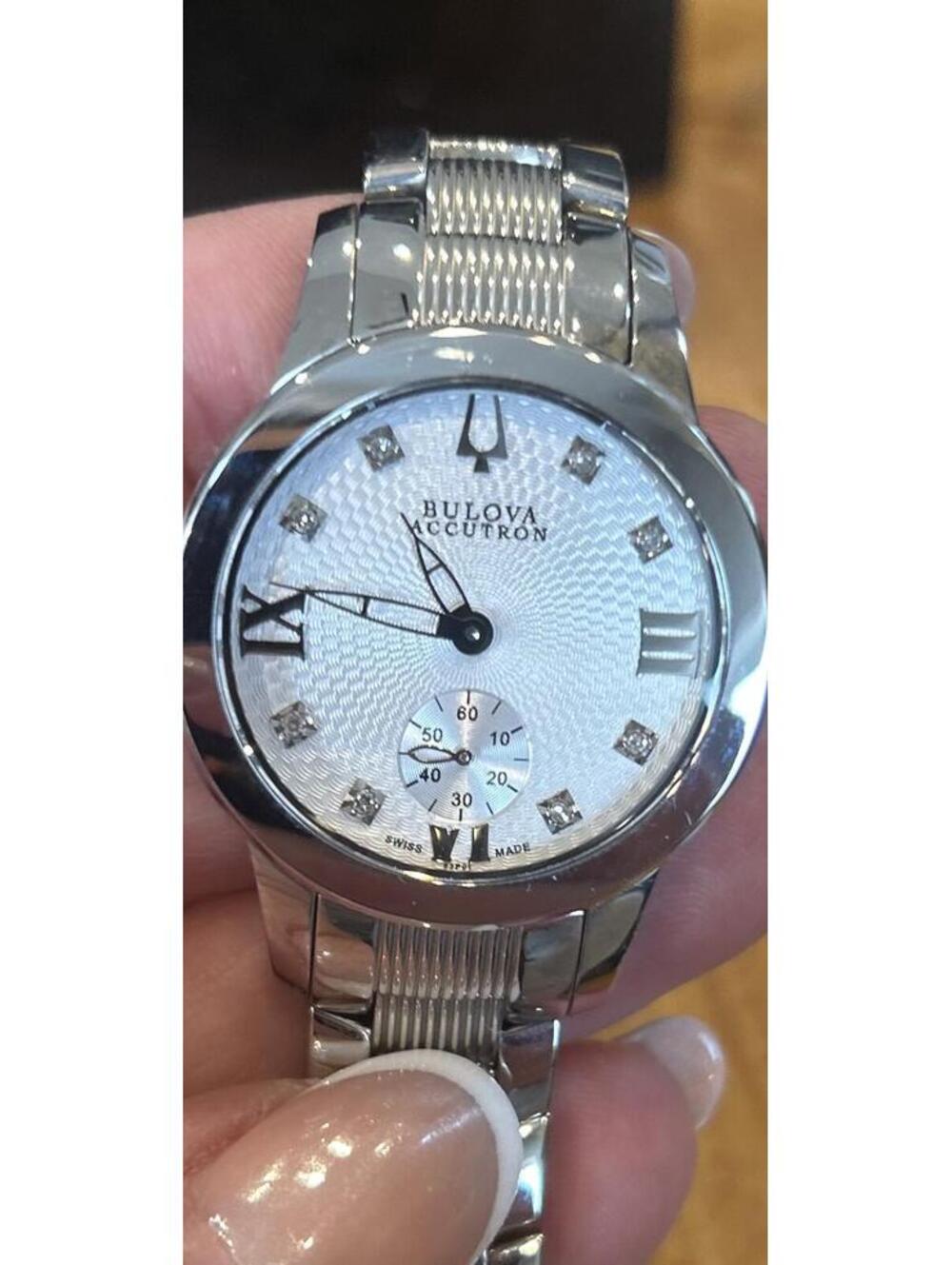 Bulova Accutron Stainless Steel Watch with Box